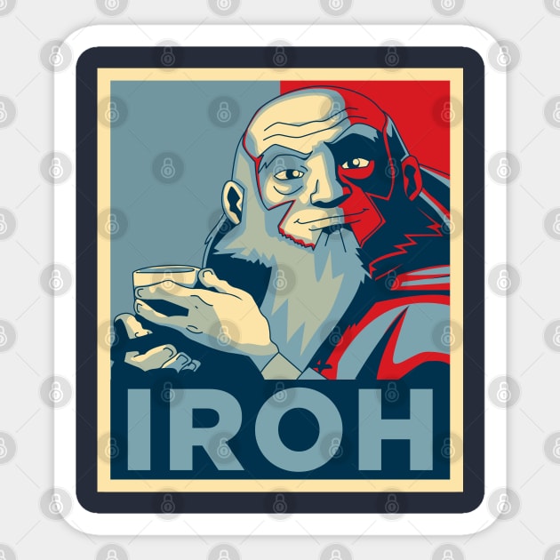 Uncle Iroh Avatar Sticker by scribblejuice